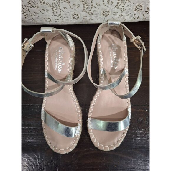NWOB CHARLES by Charles David Nola Espadrille Wedge Sandals/Sz. 5M - Picture 8 of 9